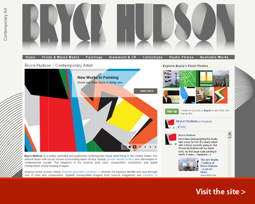 Contemporary Website Design: Bryce Hudson
