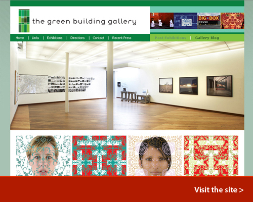 Contemporary Website Design: The Green Building Gallery